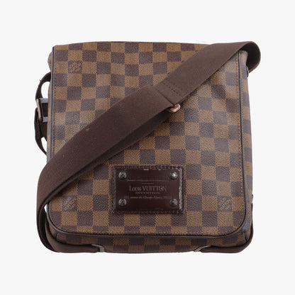 LOUIS VUITTON Brooklyn PM Ebene Damier Canvas Shoulder Bag N51210SR5008