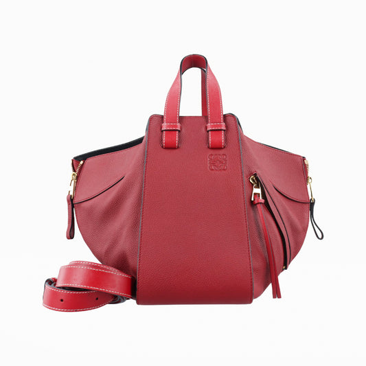 LOEWE Hammock Red Leather 06 17 09 Handbag