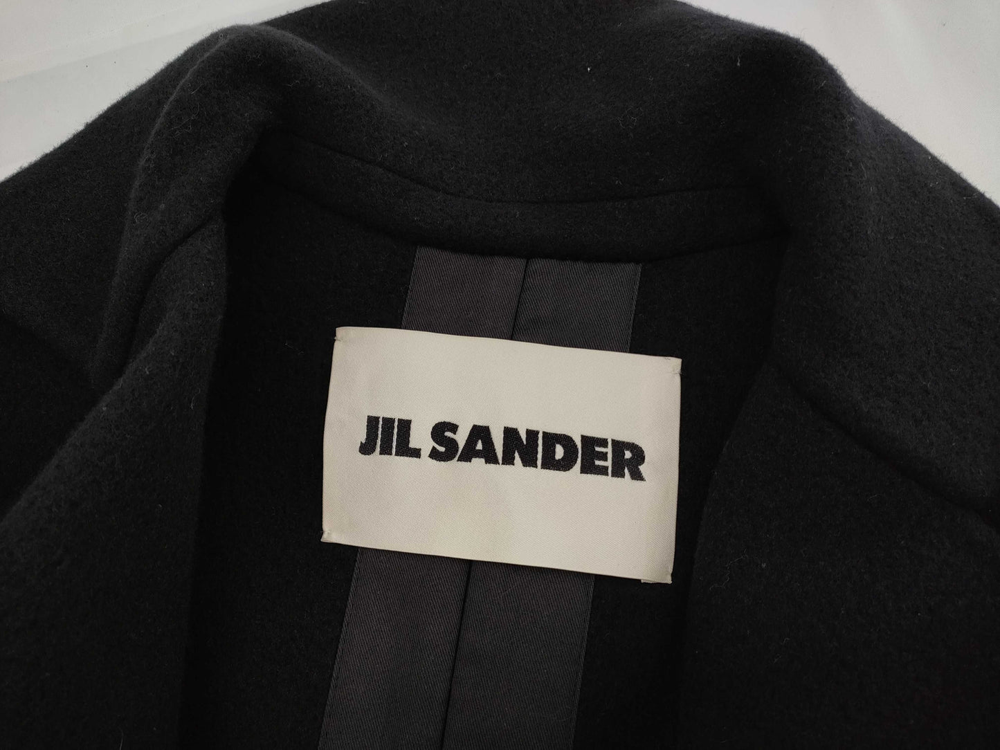 JILSANDER Jil Sander Wool Coat Virgin Wool Black Coat