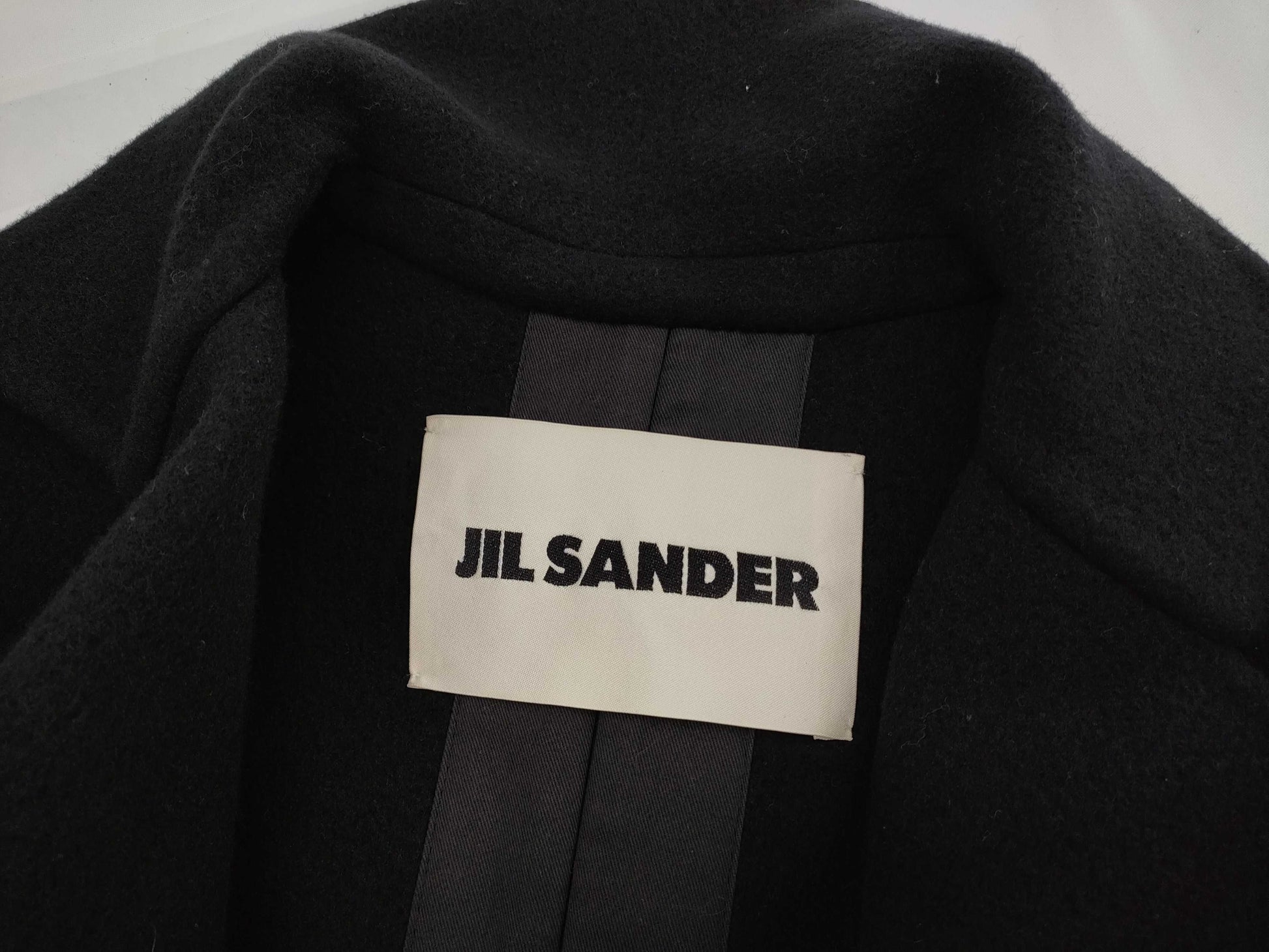 JILSANDER Jil Sander Wool Coat Virgin Wool Black Coat