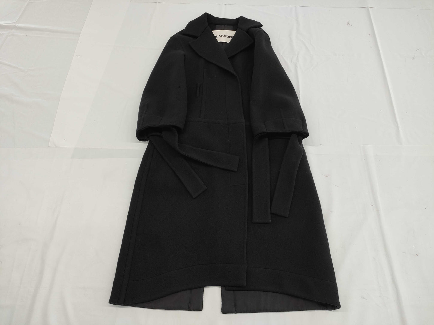 JILSANDER Jil Sander Wool Coat Virgin Wool Black Coat