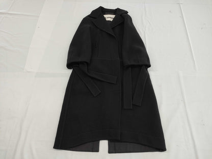JILSANDER Jil Sander Wool Coat Virgin Wool Black Coat