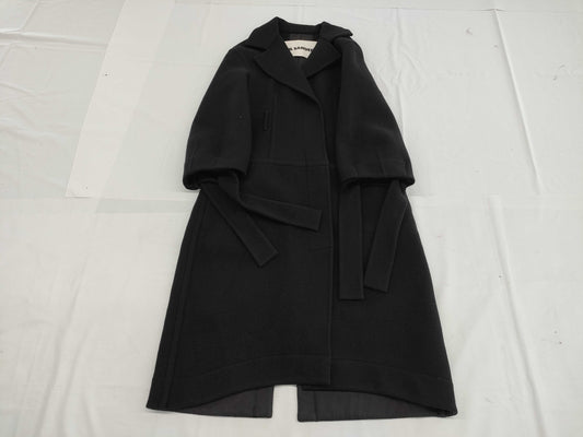 JILSANDER Jil Sander Wool Coat Virgin Wool Black Coat