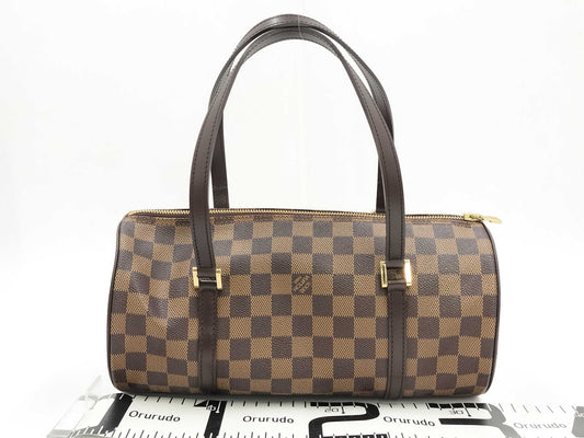 LOUIS VUITTON Damier Papillon Handbag with Pouch MB0035