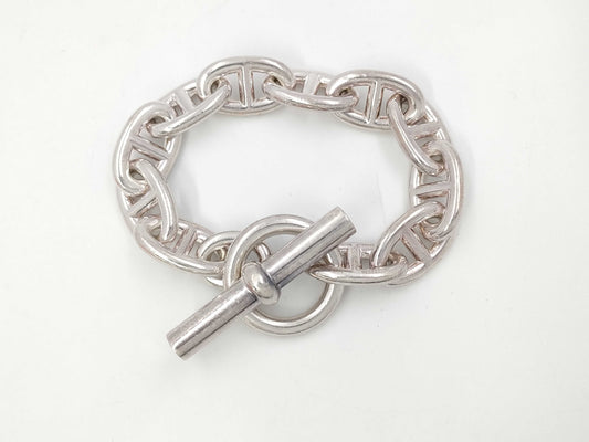 HERMES Chaine d'Ancre TGM Bracelet, 10 Links, 20D272236, Bracelet/Bangle