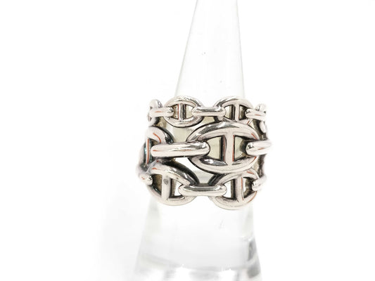 HERMES Chaine d'Ancre Enchaine GM Ring #57 21AG230977 Ring
