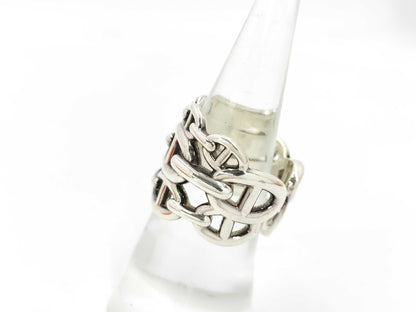 HERMES Chaine d'Ancre Enchaine GM Ring #57 21AG230977 Ring