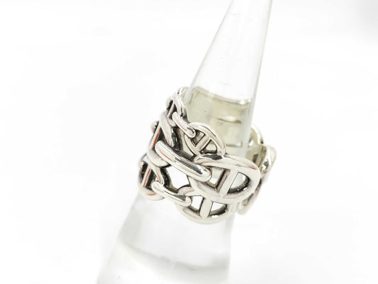 HERMES Chaine d'Ancre Enchaine GM Ring #57 21AG230977 Ring