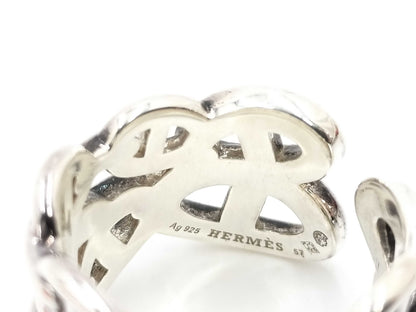 HERMES Chaine d'Ancre Enchaine GM Ring #57 21AG230977 Ring