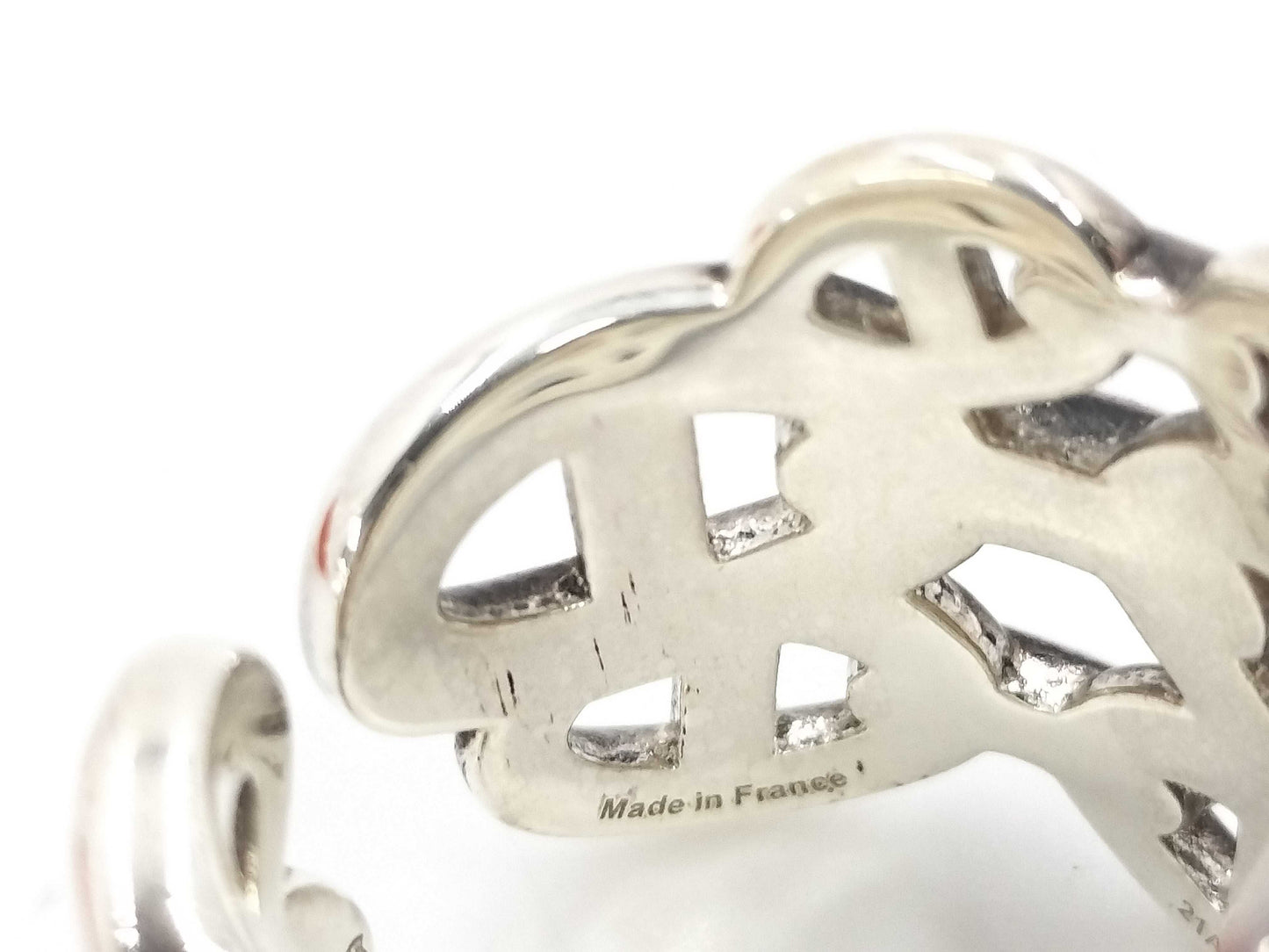 HERMES Chaine d'Ancre Enchaine GM Ring #57 21AG230977 Ring