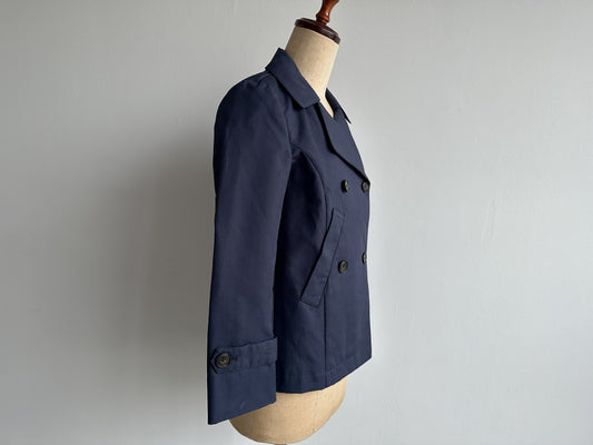 GOLDEN GOOSE P-Coat Jacket, Navy, Size XS