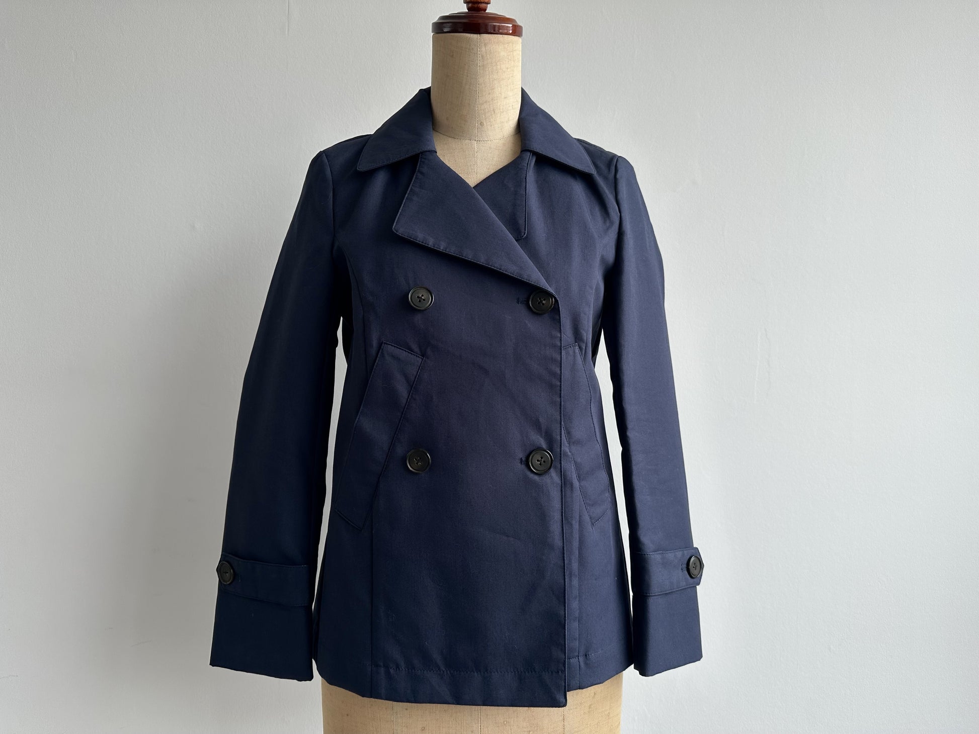 GOLDEN GOOSE P-Coat Jacket, Navy, Size XS
