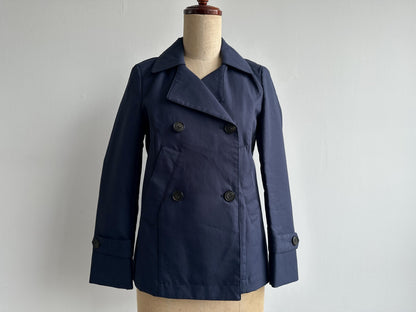 GOLDEN GOOSE P-Coat Jacket, Navy, Size XS