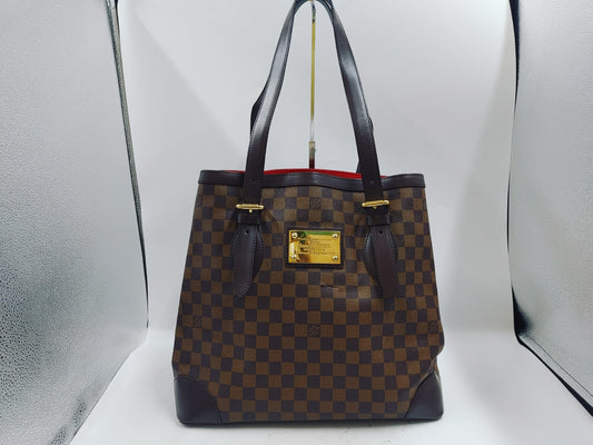 LOUIS VUITTON Damier Hampstead MM N51204 SP0067 PVC Brown Tote Bag