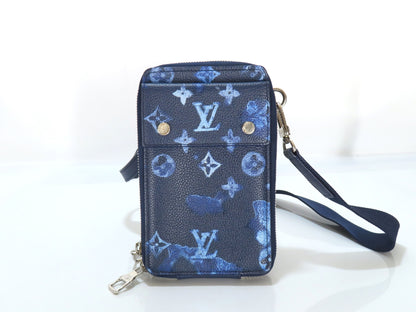 LOUIS VUITTON Watercolor Monogram Phone Pouch M80466 MI0211 Shoulder Bag