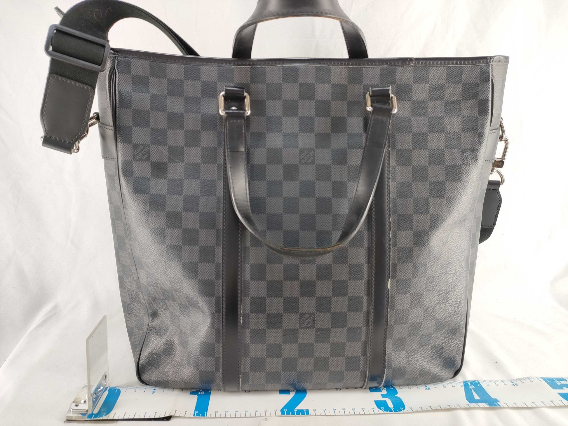LOUIS VUITTON Damier Graphite Louis Vuitton Graphite Tadao Tote Bag N51192 DU1152