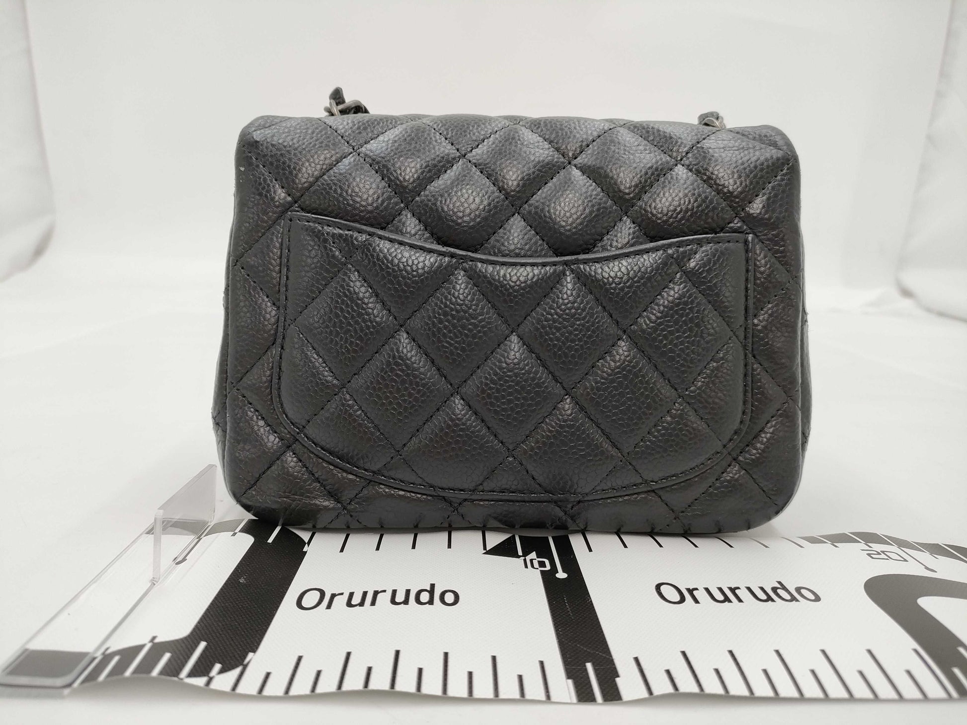 CHANEL Caviar Skin Chanel Matelasse Shoulder Bag