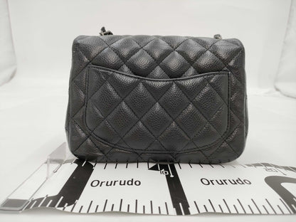 CHANEL Caviar Skin Chanel Matelasse Shoulder Bag
