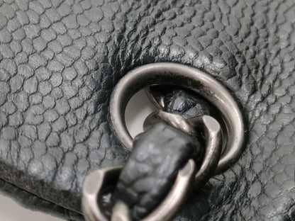 CHANEL Caviar Skin Chanel Matelasse Shoulder Bag