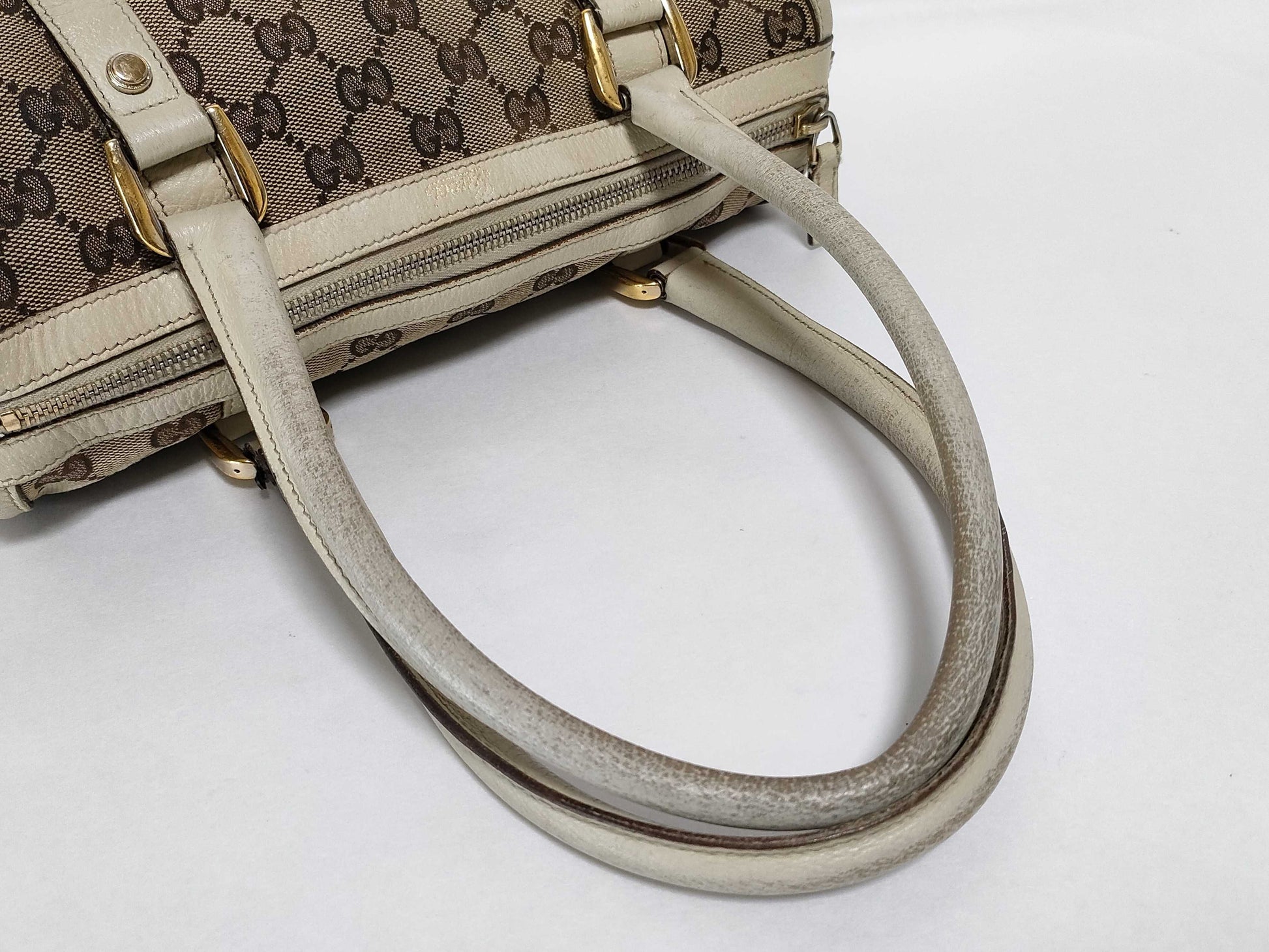 GUCCI GG Canvas Gucci Bag Mini Boston Bag Handbag