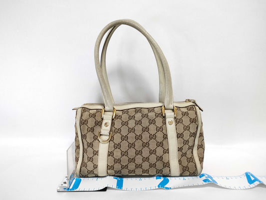 GUCCI GG Canvas Gucci Bag Mini Boston Bag Handbag