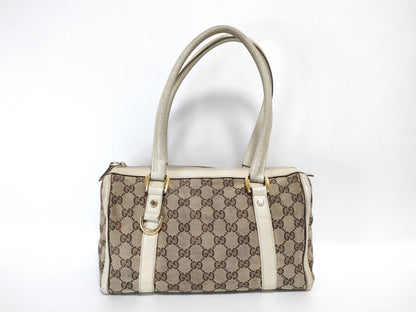 GUCCI GG Canvas Gucci Bag Mini Boston Bag Handbag