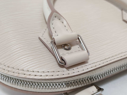 LOUIS VUITTON Epi LV Bag Epi Alma BB Leather Bag Handbag