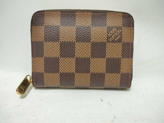 LOUIS VUITTON Damier Zippy Coin Purse N63070/TH0088 Wallet