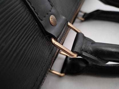 LOUIS VUITTON Epi Keepall 45 Noir Boston Bag M59062/VI1903