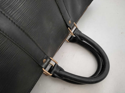LOUIS VUITTON Epi Keepall 45 Noir Boston Bag M59062/VI1903