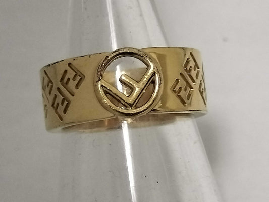 FENDI Gold Color Size S Ring
