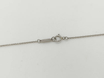 Tiffany & Co. Solitaire 1PD PT950 2.3g Necklace 