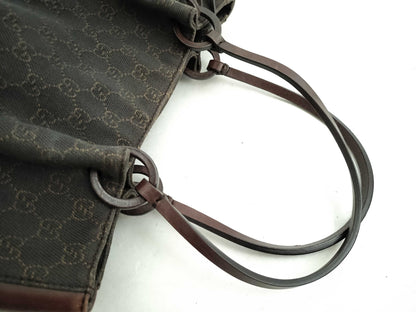 GUCCI GG Canvas Handbag with Pouch Tote Bag