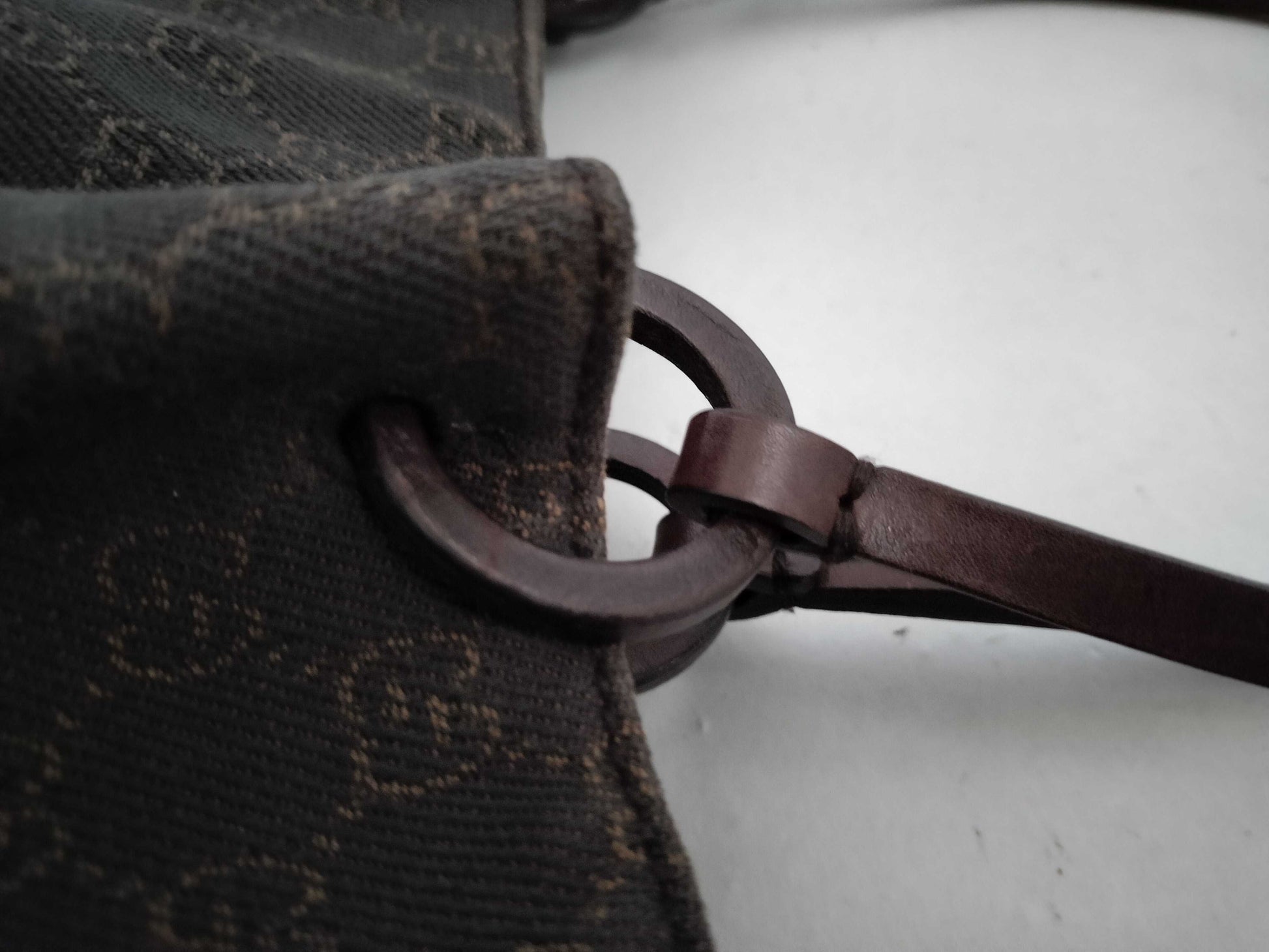 GUCCI GG Canvas Handbag with Pouch Tote Bag