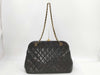 CHANEL Matelasse Lamb Turnlock Shoulder Tote Bag with Seal