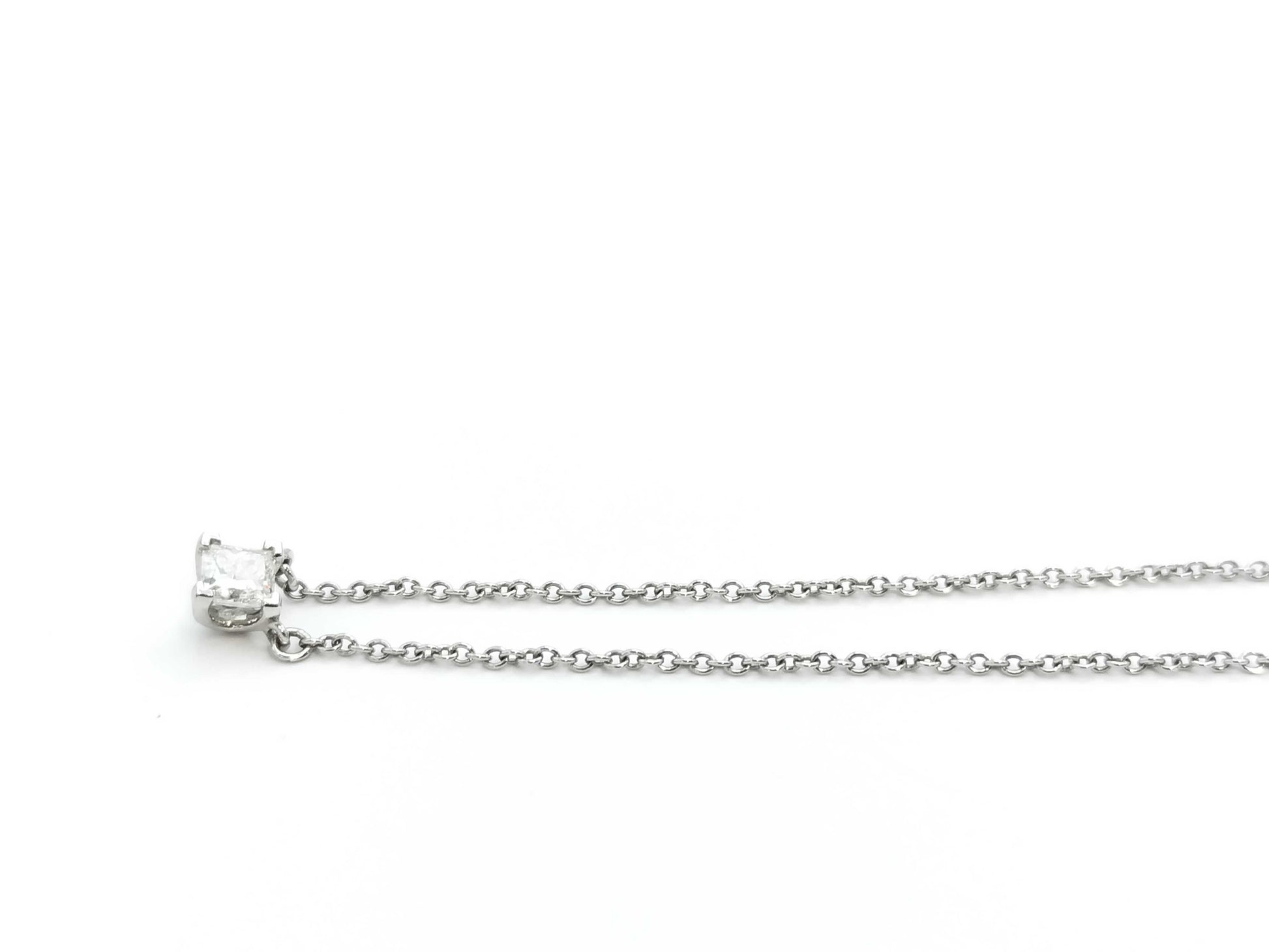 Tiffany & Co. Lucida 1PD PT950 2.4g Necklace 