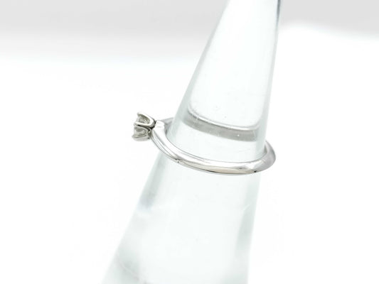 Tiffany & Co. Solitaire D0.23ct PT950 3.2g Ring 