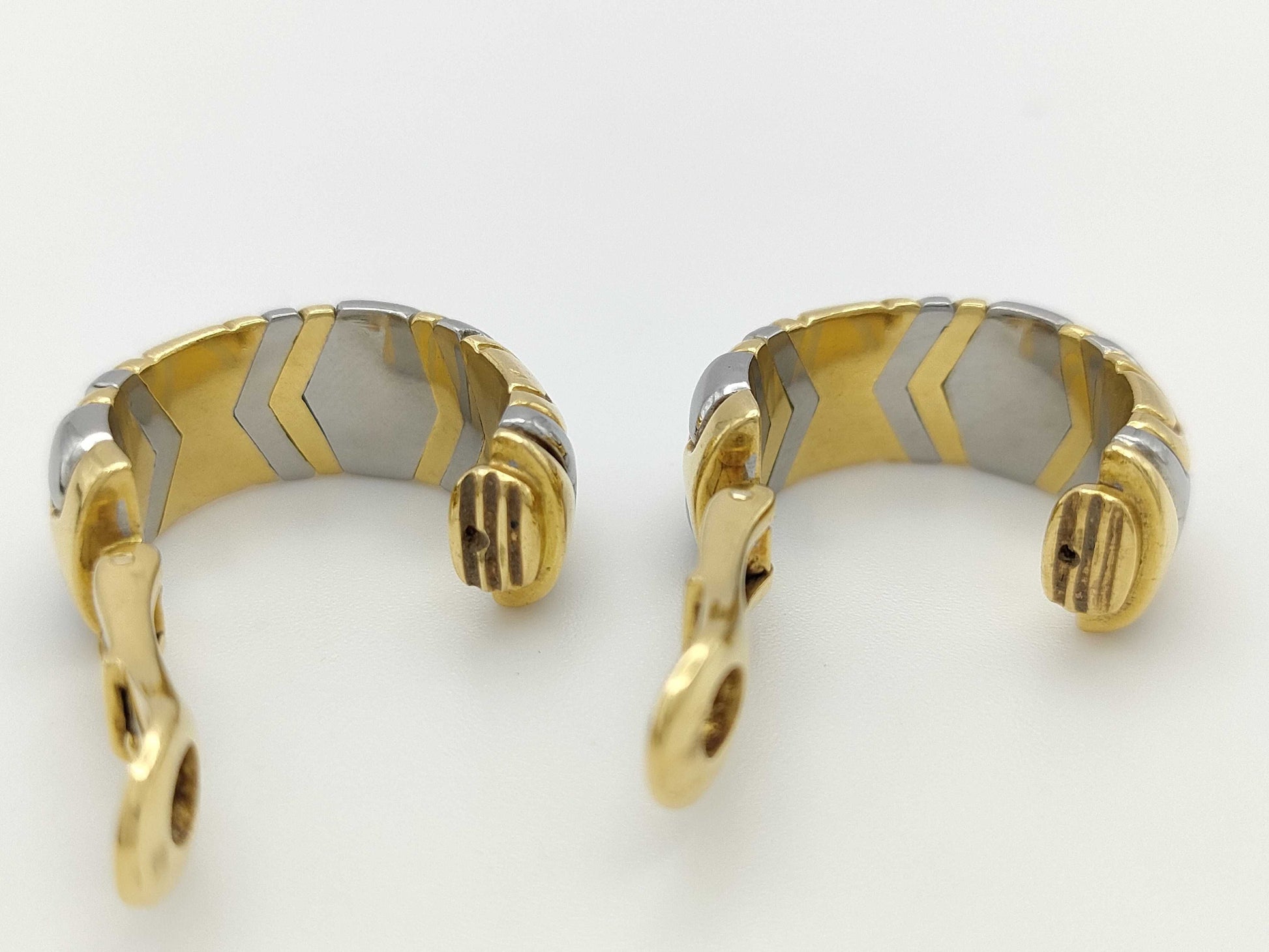 BVLGARI Parentesi 750/SS 23.4g Earrings 