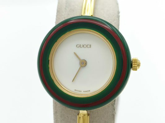 GUCCI Change Bezel 11/12.2 1502619 Quartz Women's Watch