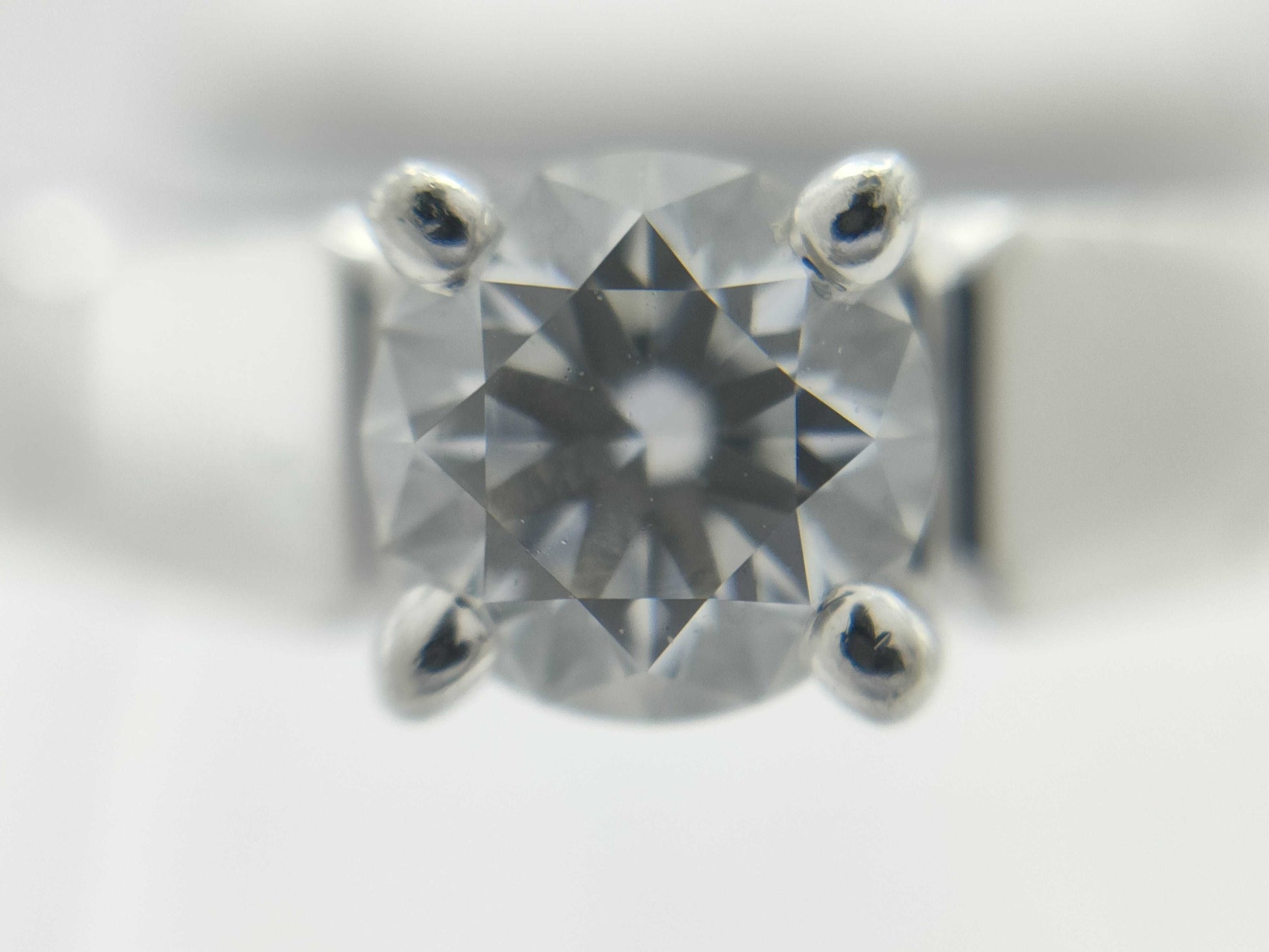 CHANEL Premiere Promès #48 Diamond PT950 4.7g Ring 