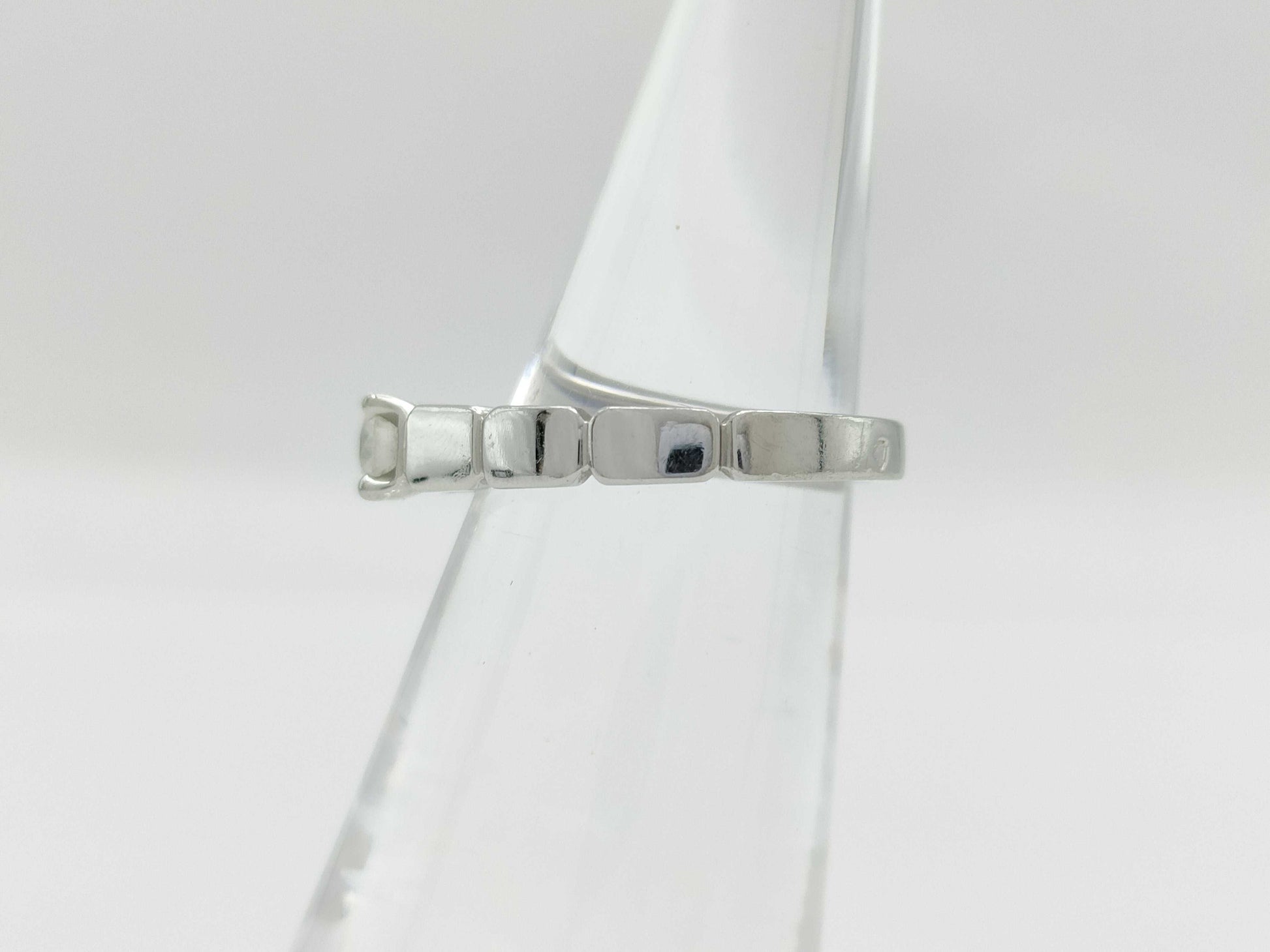 CHANEL Premiere Promès #48 Diamond PT950 4.7g Ring 