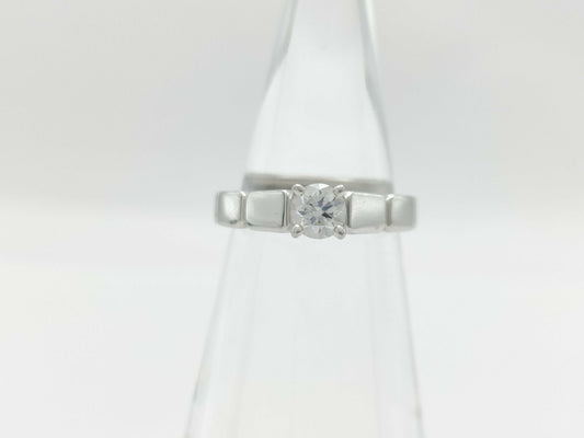 CHANEL Premiere Promès #48 Diamond PT950 4.7g Ring 