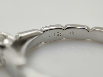 CHANEL Premiere Promès #48 Diamond PT950 4.7g Ring 