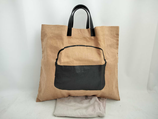 FENDI Linen Tote Bag
