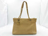 CHANEL V-stitch tote bag with Coco mark