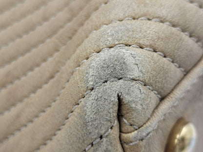 CHANEL V-stitch tote bag with Coco mark