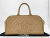 CHANEL Caviar Coco Mini Handbag/Mini Boston Bag with Seal