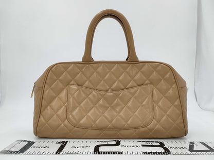 CHANEL Caviar Coco Mini Handbag/Mini Boston Bag with Seal
