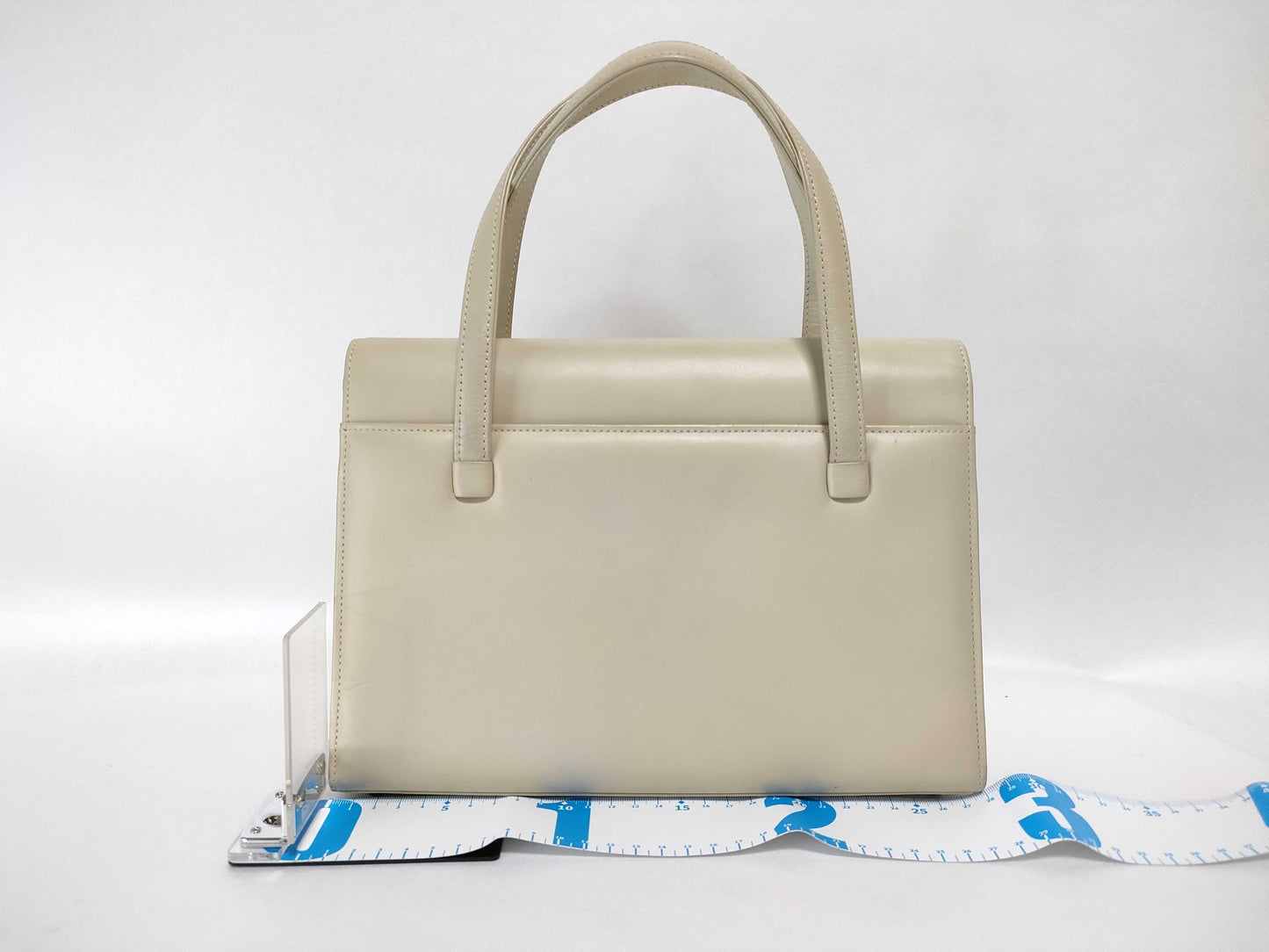 GIVENCHY Logo Leather Handbag Beige Licensed Handbag