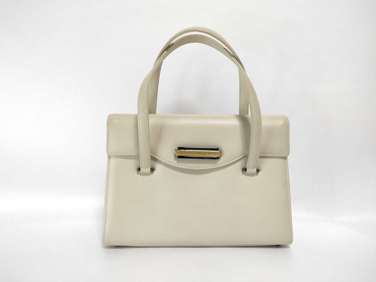 GIVENCHY Logo Leather Handbag Beige Licensed Handbag